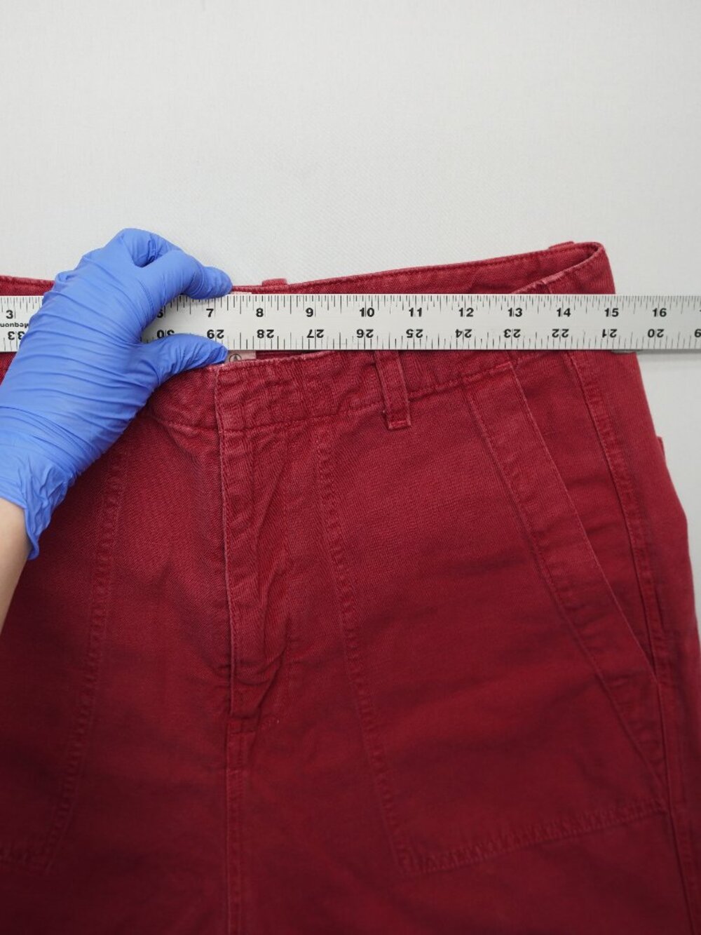 Nili Lotan Luna Linen Blend Pants in Sunkissed Red Size 6 - Picture 11 of 12